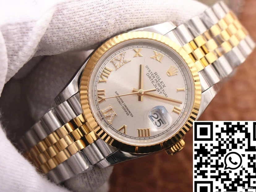 Datejust Dial Yellow EW Gold Factory Rolex M126233-0031 Diamond 0126